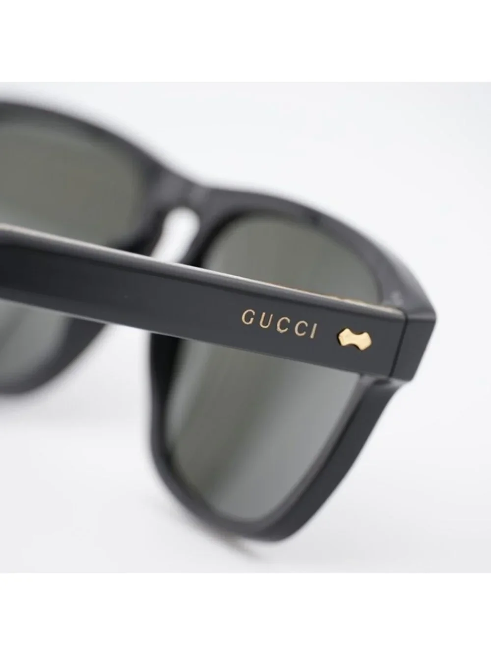 Gucci GG0911S 001 Sunglasses Black Square Frame, Grey Lenses